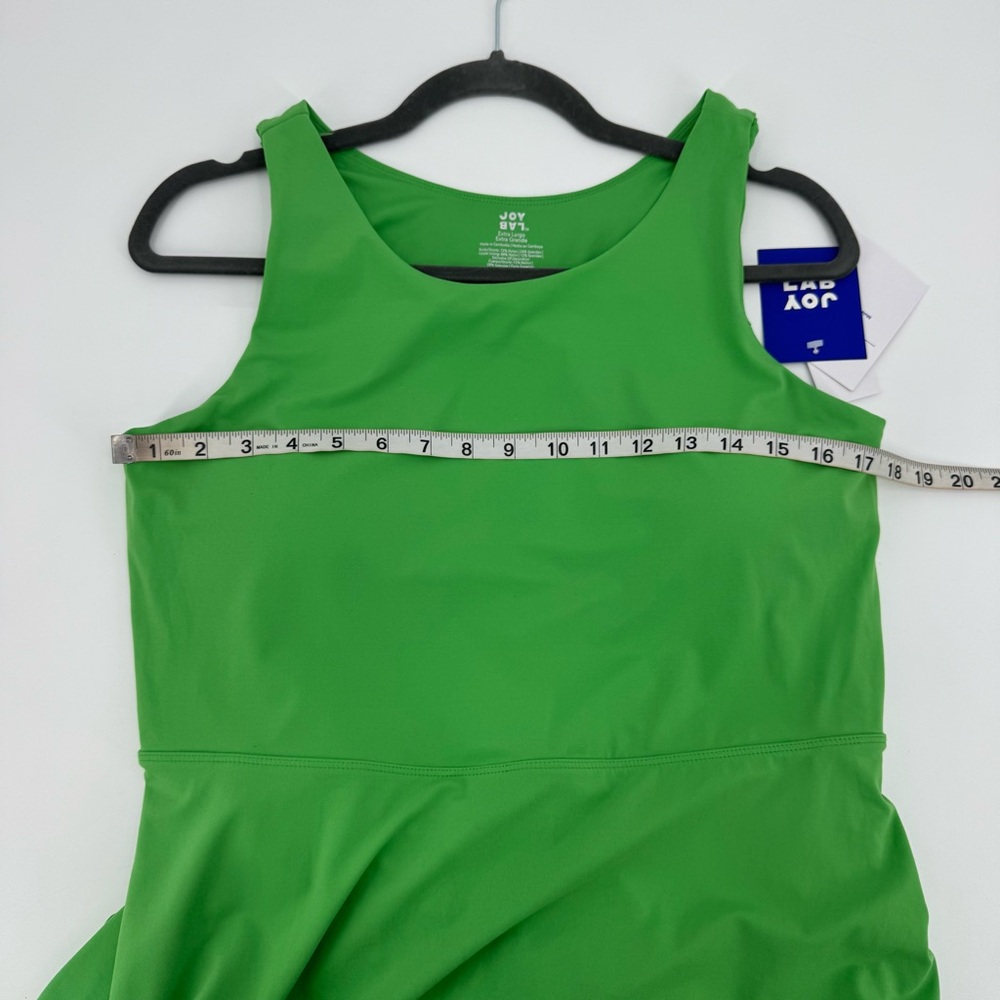 JoyLab Bright Green Racerback Mini Dress - Picture 12 of 13